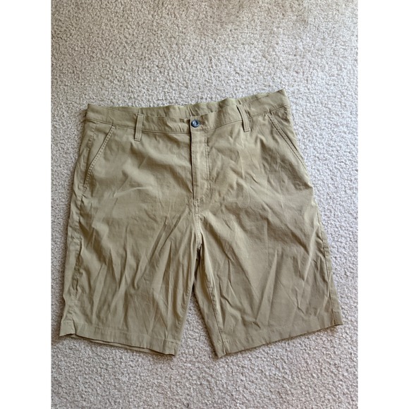 Eddie Bauer Mens Shorts Size 38 Khaki Casual Outdoor Lightweight - Picture 1 of 5